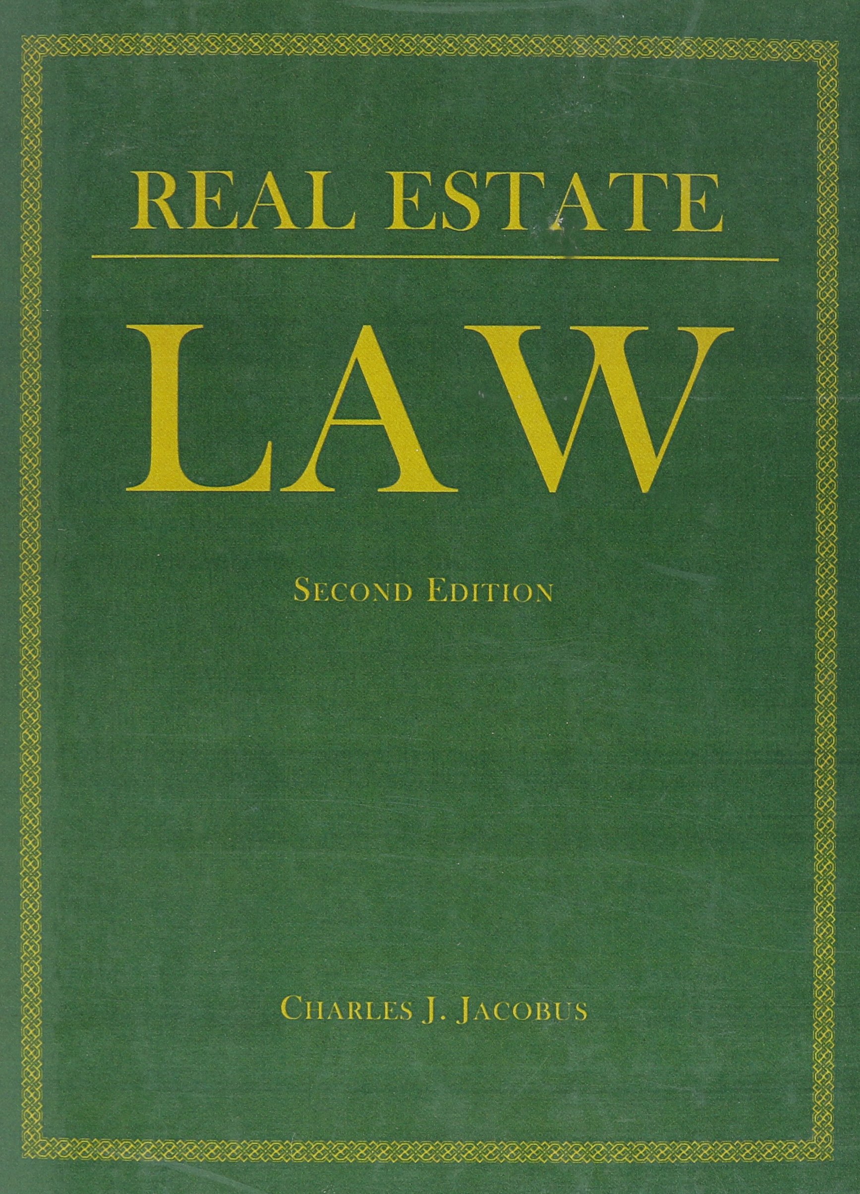 real estate law 2nd edition jacobus, charles j. 0324138946, 9780324138948