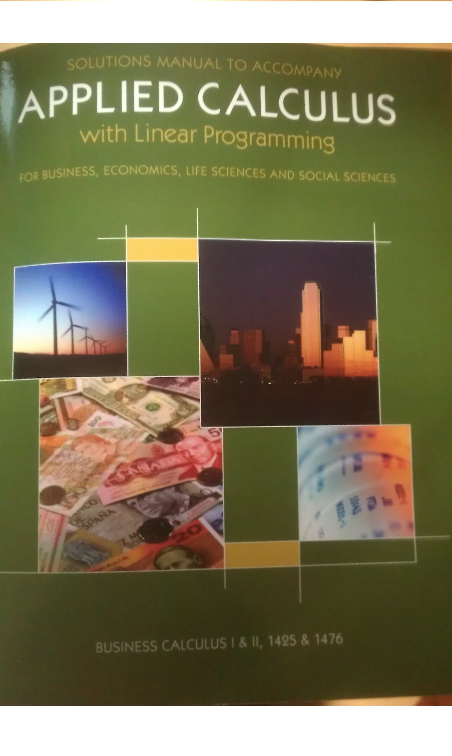 applied calculus with linear programming for business economics life sciences and social sciences 2nd edition
