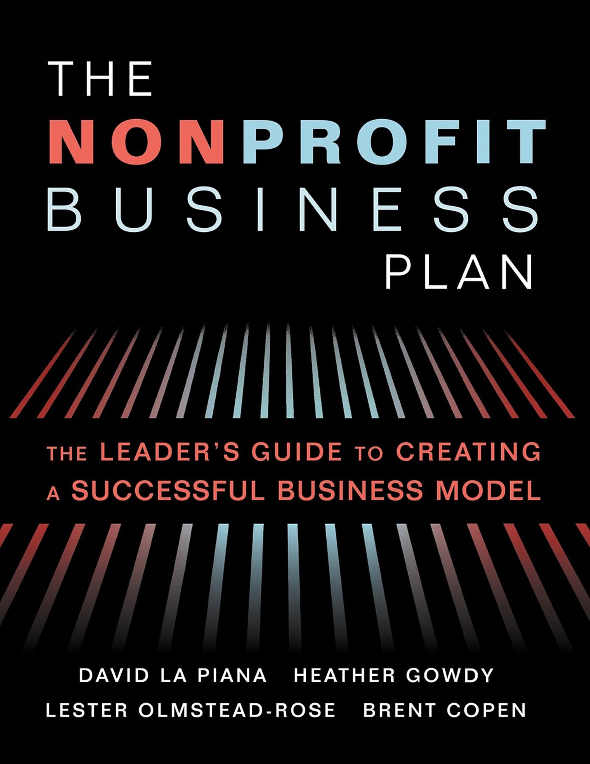the nonprofit business plan a leaders guide to creating a successful business model 1st edition la piana,