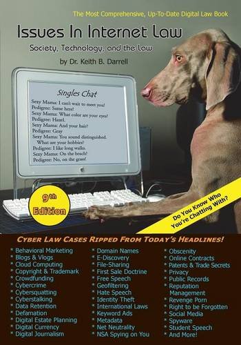 issues in internet law society technology and the law 9th edition 9th edition darrell, keith b. 1935971212,