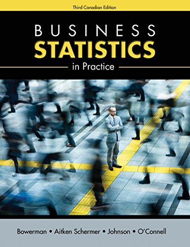 business statistics in practice 3rd canadian edition  bruce l. bowerman 0071339604, 9780071339605