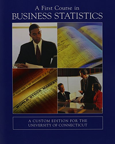 a first course in business statistics 2nd edition mcclave, james t., benson, p. george, sincich, terry