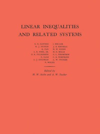 linear inequalities and related systems volume 38 1st edition harold william kuhn, albert william tucker