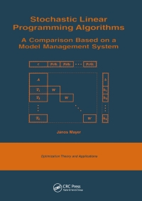 stochastic linear programming algorithms 1st edition janos mayer 9056991442, 9789056991449