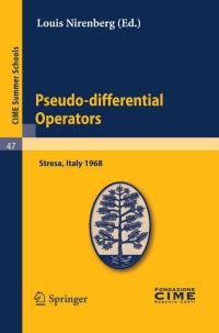 pseudo differential operators 1st edition louis nirenberg 3642110738, 9783642110733