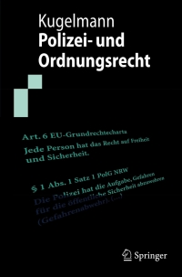 polizei und ordnungsrecht 1st edition dieter kugelmann 3540298975, 9783540298977
