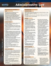administrative law guide usa legal quick reference guide 1st edition permacharts inc 1550807889,