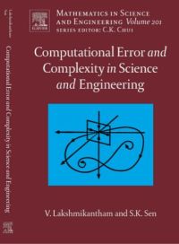 computational error and complexity in science and engineering computational error and complexity 1st edition