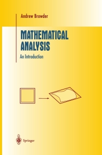 mathematical analysis 1st edition andrew browder 0387946144, 9780387946146