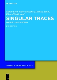 trace formulas 1st edition steven lord, edward mcdonald, fedor sukochev, dmitriy zanin 311070000x,