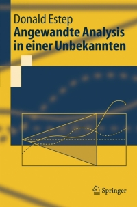 angewandte analysis in einer unbekannten 1st edition donald estep 354021898x, 9783540218982