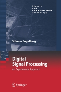 digital signal processing 1st edition shlomo engelberg 1848001185, 9781848001183