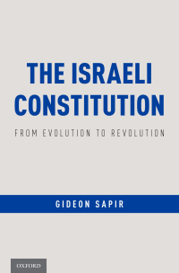the israeli constitution 1st edition gideon sapir 0190680326, 9780190680329