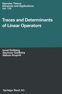 traces and determinants of linear operators 1st edition israel gohberg, seymour goldberg, nahum krupnik