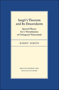 szeg s theorem and its descendants 1st edition barry simon 0691147043, 9780691147048