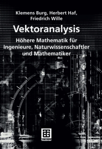 vektoranalysis 1st edition klemens burg, herbert haf, friedrich wille 3835101153, 9783835101159