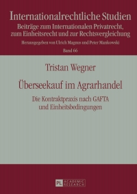 ueberseekauf im agrarhandel 1st edition tristan wegner 3631641060, 9783631641064