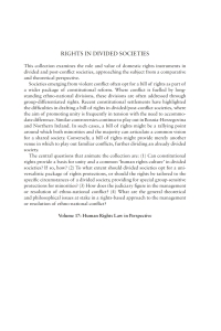 rights in divided societies 1st edition author 1849461007, 9781849461009