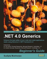 net generics 4 0 beginner s guide 1st edition sudipta mukherjee 1849690782, 9781849690782