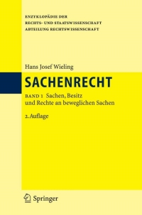 sachenrecht 2nd edition hans josef wieling 354029869x, 9783540298694