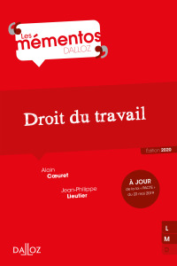 droit du travail dition 2020 2e d 1st edition alain coeuret, jean philippe lieutier 2247190987, 9782247190980