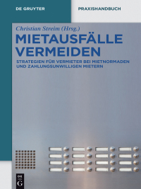 mietausf lle vermeiden 1st edition christian streim 3110261758, 9783110261752