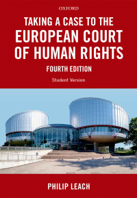 taking a case to the european court of human rights 4th edition philip leach 0198755414, 9780198755418