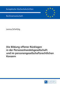 die bildung offener ruecklagen in der personenhandelsgesellschaft und im personengesellschaftsrechtlichen