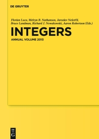 integers 1st edition author 3110298112, 9783110298116
