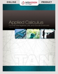 webassign for tans applied calculus for the managerial life and social sciences single term 10th edition tan