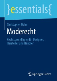 moderecht 1st edition christopher hahn 3658295139, 9783658295134