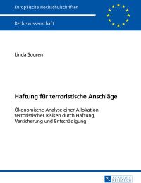 haftung fuer terroristische anschlaege 1st edition linda souren 3631656815, 9783631656815