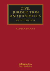 civil jurisdiction and judgments 7th edition adrian briggs 0367720442, 9780367720445