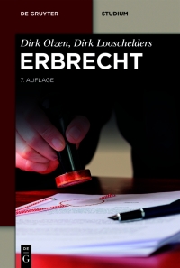 erbrecht 7th edition dirk olzen, dirk looschelders 311079201x, 9783110792010