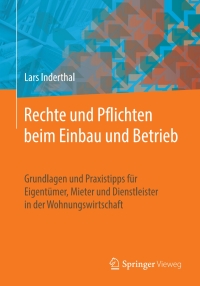 rechte und pflichten beim einbau und betrieb von rauchwarnmeldern 1st edition lars inderthal 3658217685,