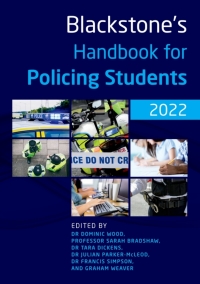 blackstones handbook for policing students 2022 16th edition author 0192664050, 9780192664051