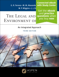the legal and ethical environment of business an integrated approach 3rd edition gerald r. ferrera