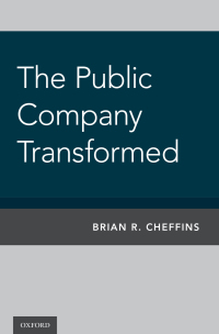 the public company transformed 1st edition brian cheffins 0190640324, 9780190640323