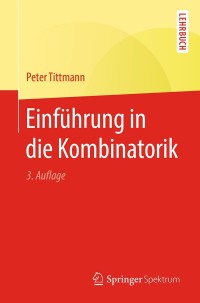 einf hrung in die kombinatorik 3rd edition peter tittmann 3662589206, 9783662589205