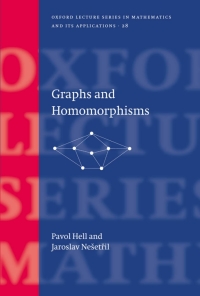 graphs and homomorphisms 1st edition pavol hell, jaroslav nesetril 0198528175, 9780198528173