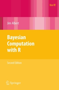 bayesian computation with r 2nd edition jim albert 0387922970, 9780387922973