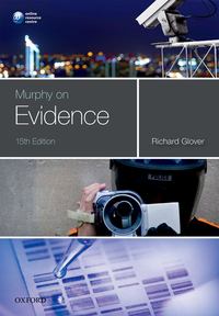 murphy on evidence 15th edition richard glover 0198788738, 9780198788737