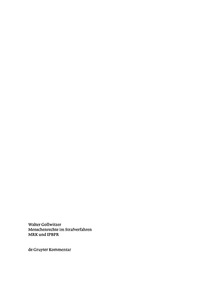 menschenrechte im strafverfahren 1st edition walter gollwitzer 3899492226, 9783899492224