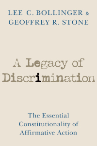 a legacy of discrimination 1st edition lee c. bollinger, geoffrey r. stone 0197685749, 9780197685747