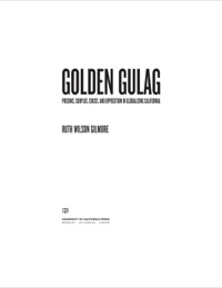 golden gulag 1st edition ruth wilson gilmore 0520242017, 9780520242012