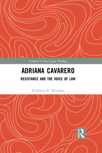 adriana cavarero 1st edition elisabetta r. bertolino 0815366310, 9780815366317