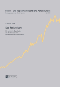 der freiverkehr 1st edition karsten fink 3631629621, 9783631629628