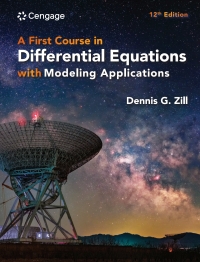 a first course in differential equations with modeling applications 12th edition dennis g. zill 0357760190,