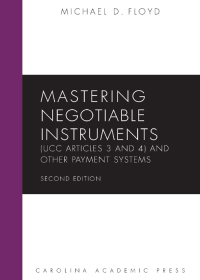 mastering negotiable instruments  and other payment systems 2nd edition michael d. floyd 1611635195,