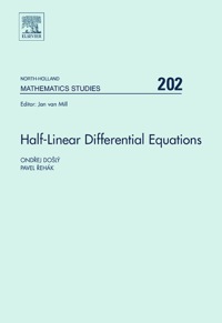 half linear differential equations 1st edition ondrej dosly 0444520392, 9780444520395